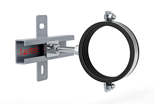 Скользящие опоры для горизонтальных трубопроводов водоснабжения.